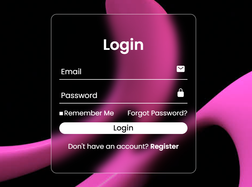 Login Page screenshot